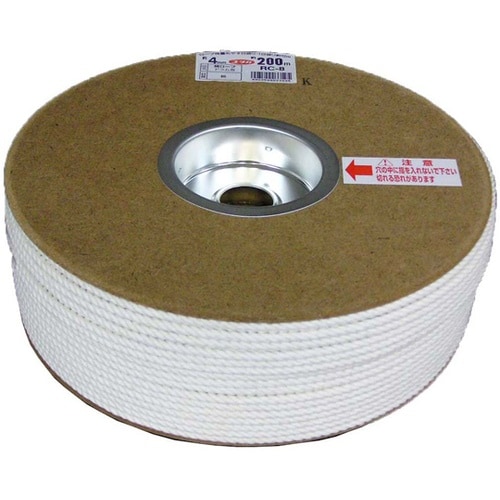 綿ロープドラム 4mm×200m RC−