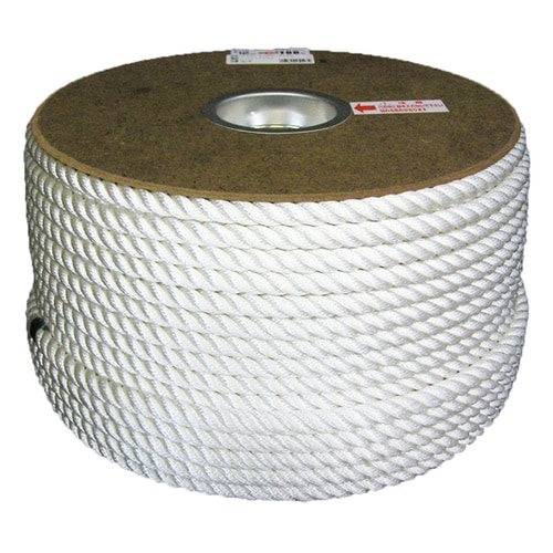 ナイロン3ッ打ロープドラム 12mm×1