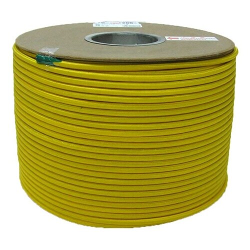 タイトゴムロープドラム イエロー 6mm