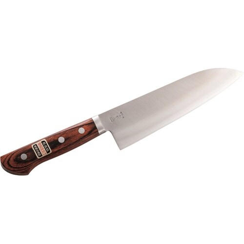 V金10割込マホガニ柄 三徳 HT−60