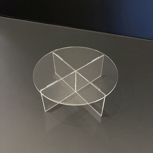 アクリル組立式丸型ステージ 直径20cm