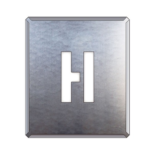 吹付け用プレート H 349−22A