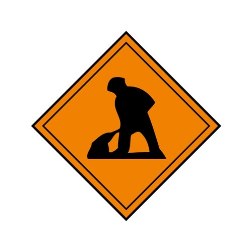 道路用標識 道路工事中 395−231