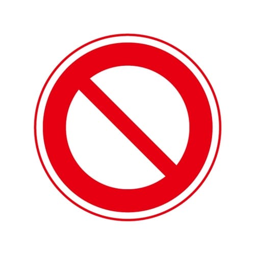 道路用標識 車両通行止め 395−261