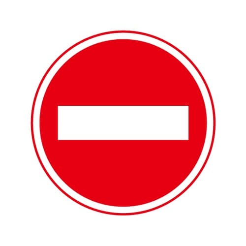 道路用標識 車両進入禁止 395−271