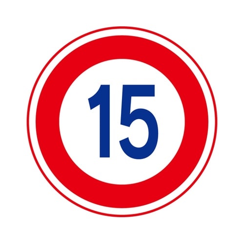 道路用標識 最高速度(15) 395−3