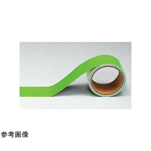 配管識別テープ 黄緑(大) 445−20