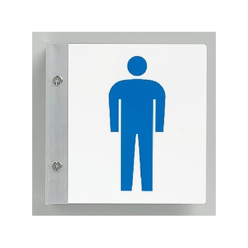 トイレ表示 男セット 200×200mm