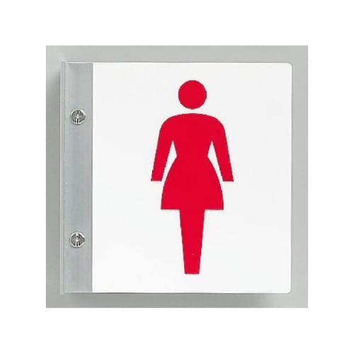 トイレ表示 女セット 200×200mm