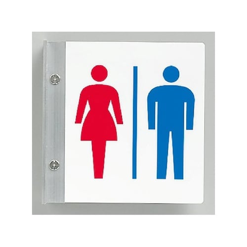 トイレ表示 男女セット 200×200m