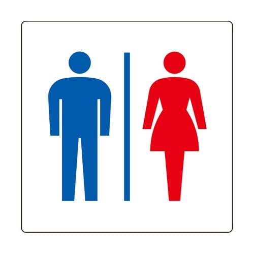 トイレ表示 大 男女 842−64A