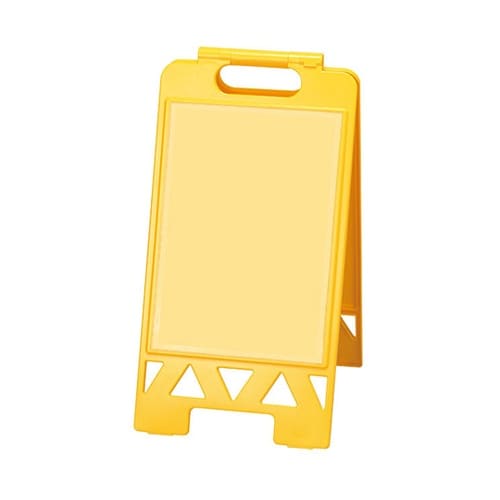 フロアユニスタンドA3 黄両面ポケット