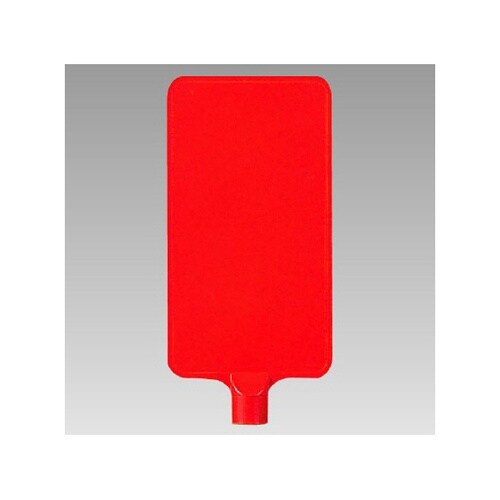 カラーサインボード縦型 赤無地 871−