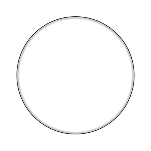 アルミ白無地板 φ600 894−53