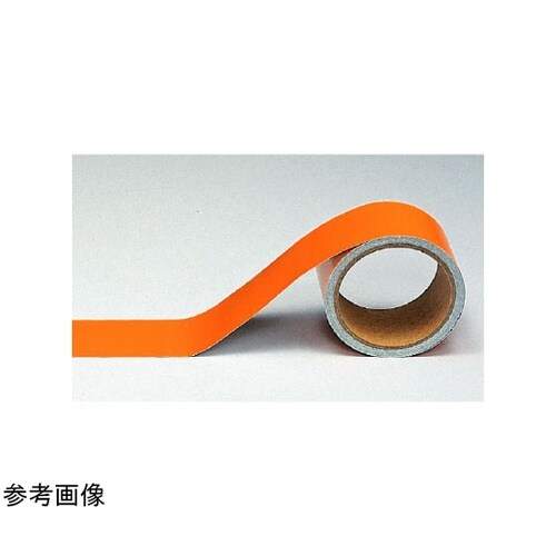 配管識別テープ 黄赤(大) 445−12
