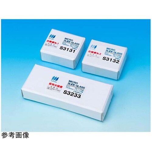 スライドグラス 鉱物用白縁磨 No.1