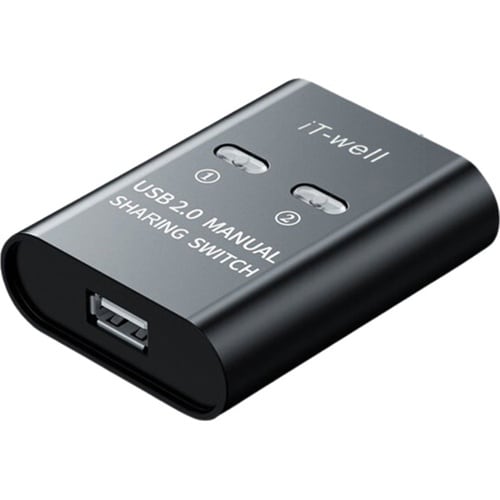 USB2.0 手動切替器 ブラック TR