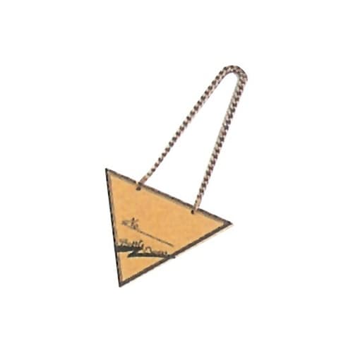 ボトルタッグ(20ケ入)イエロー 一辺6