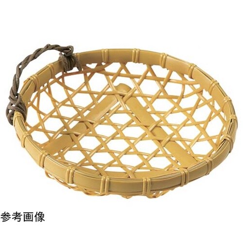 樹脂バスケット ユリカズラ付 白 φ18