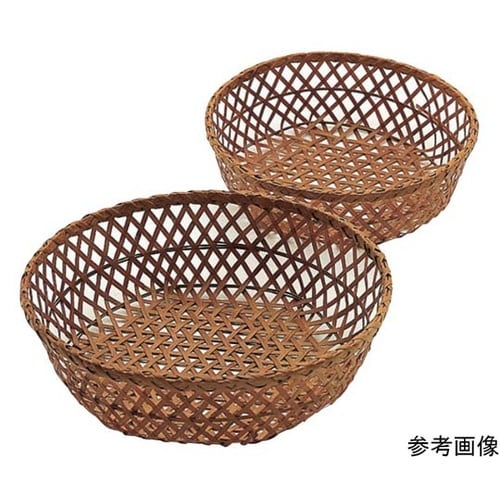 竹製受籠(茶)φ270mm M40−85