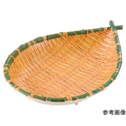 竹風メラミンプレート(舟形)大 91−3