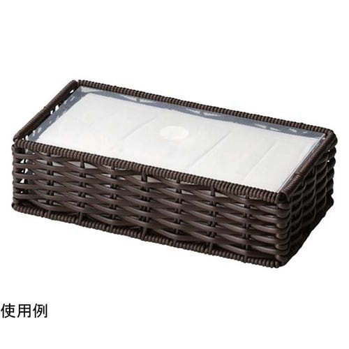 ティッシュケースカバー(ダークブラウン)