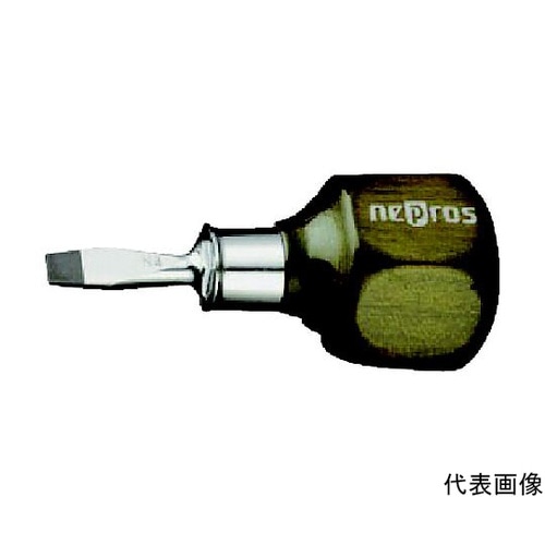 木柄スタッビドライバ(マイナス)6mm