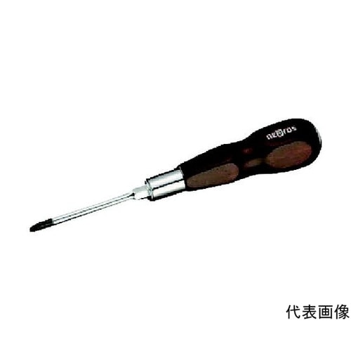 木柄ドライバ貫通タイプ(クロス)No.2