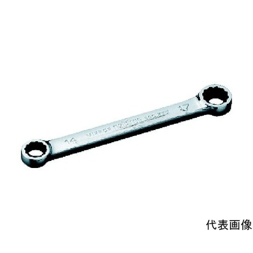 ストレートショート両口めがねレンチ 対辺