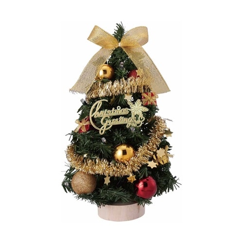 卓上デコレーションクリスマスツリーレッド