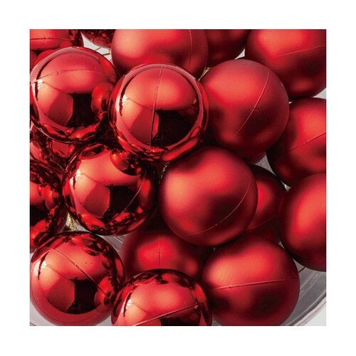 24個セット プラスチックオーナメントボ