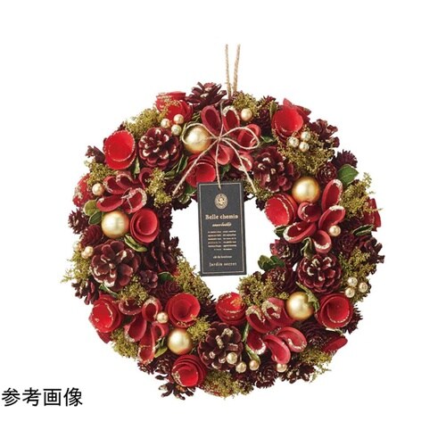 ナチュラルリース レッド【クリスマス飾り