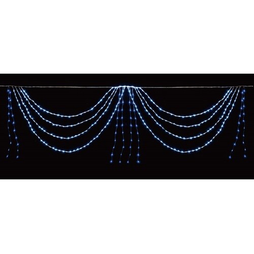 LED2連ドレープライト 屋外使用可 ホ