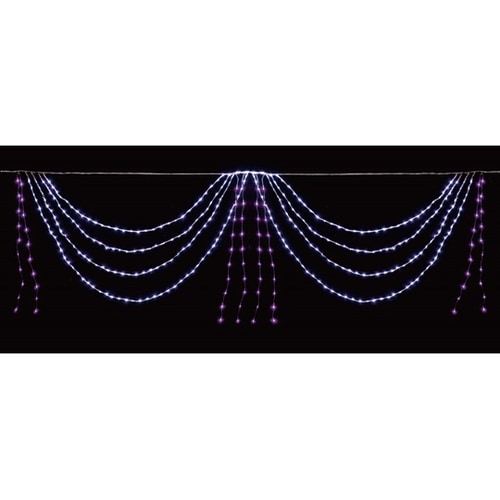 LED2連ドレープライト 屋外使用可 ホ