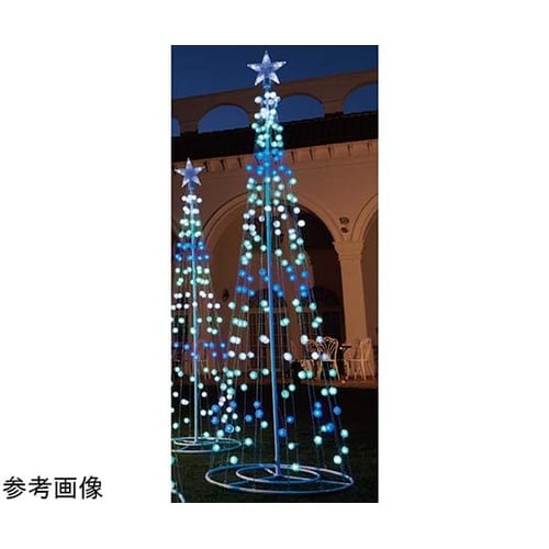 LEDタワーツリー 綿毛 アイスブルー