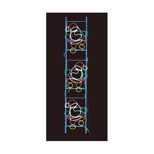 LEDチューブライト はしごサンタクロー