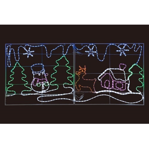 LEDチューブライト トナカイ&スノーマ