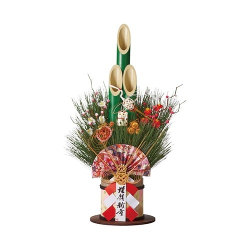 彩竹門松 高さ60cm 38−178−1