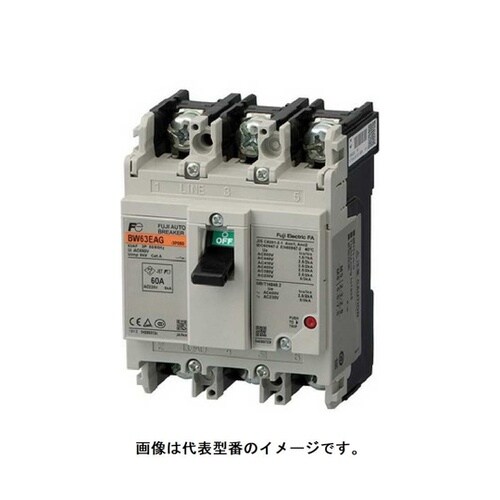 一般配線用瞬時固定形 3極 BW63EA