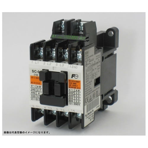 標準形電磁接触器 SC−0 コイルAC1