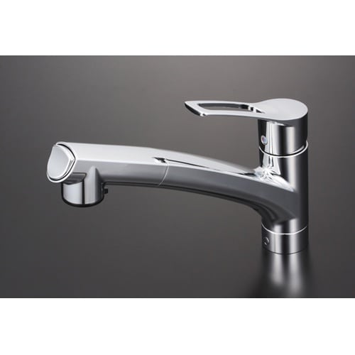 流し台用シングルレバー式シャワー付混合栓