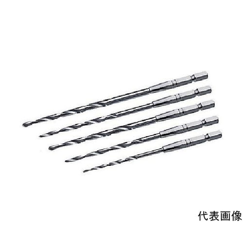 六角シャンク鉄工ドリルセット 5本組 3