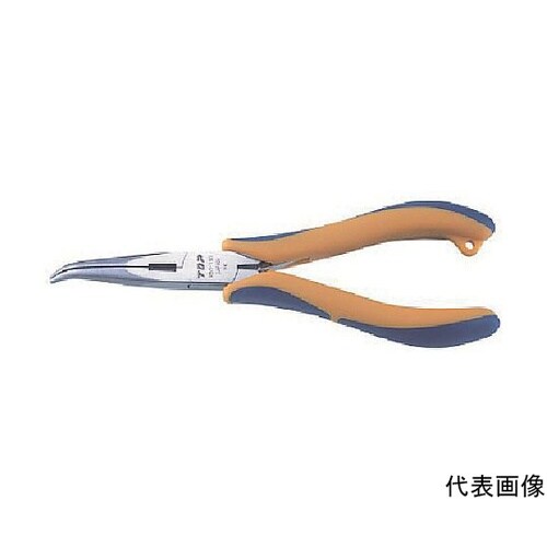 三枚合せ先曲りラジオペンチ 150mm