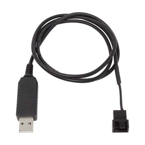 ファン用USB電源変換ケーブル 12V昇