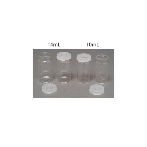 固定用ガラスビン(蓋付) 10mL 19