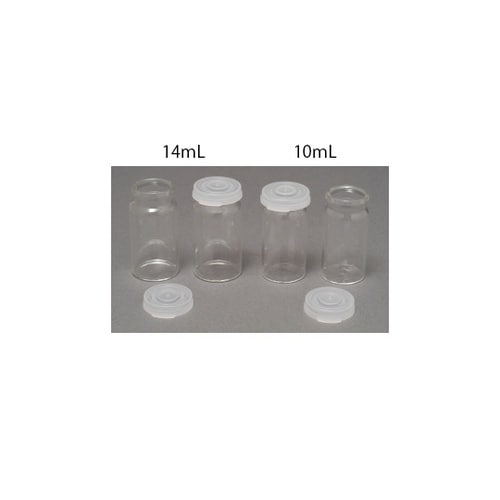 固定用ガラスビン(蓋付) 14mL 10