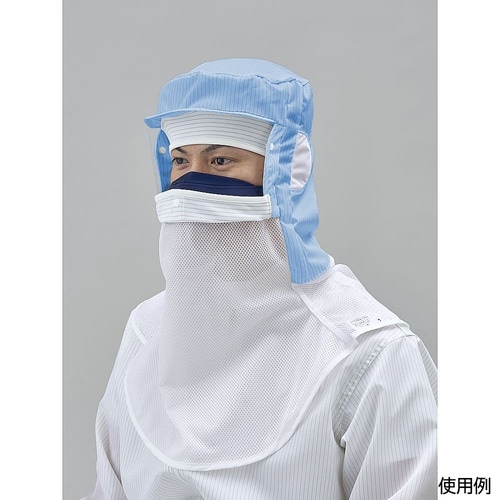 シールド装着対応フード(シールド穴通し仕