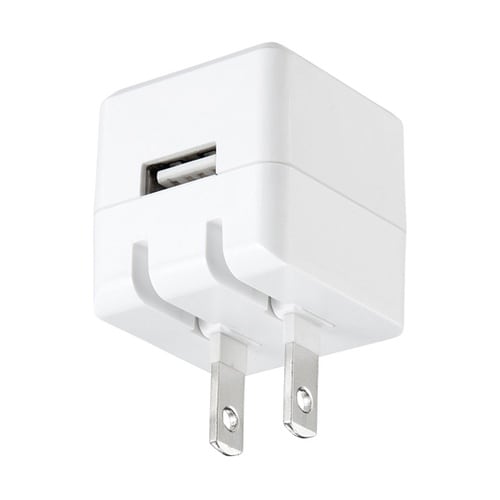 キューブ型USB充電器(1A・高耐久タイ