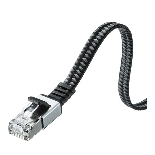 カテゴリ6AメッシュフラットLANケーブ