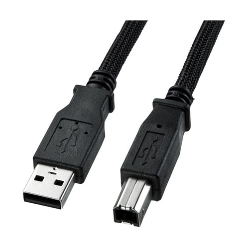 ナイロンメッシュUSB2.0ケーブル K